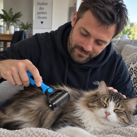 Résultat avant et après — Parfait aussi pour les chats